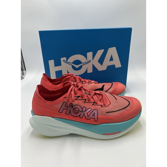 Hoka Men\'s Mach X 2 Size 11.5D New Red White 1155119/GFRT main image 6